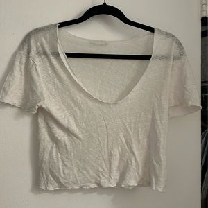 Zara white tee